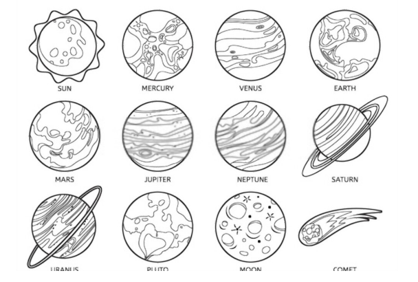 Learn Planets Colorings Pages with Amazing Ideas