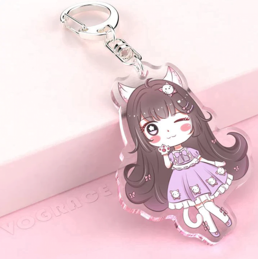 Body Pillow Is A Pregnant Mother's Custom keychains